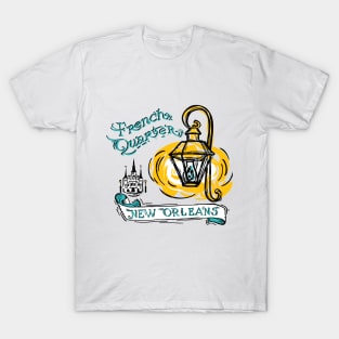 French Quarter gold T-Shirt